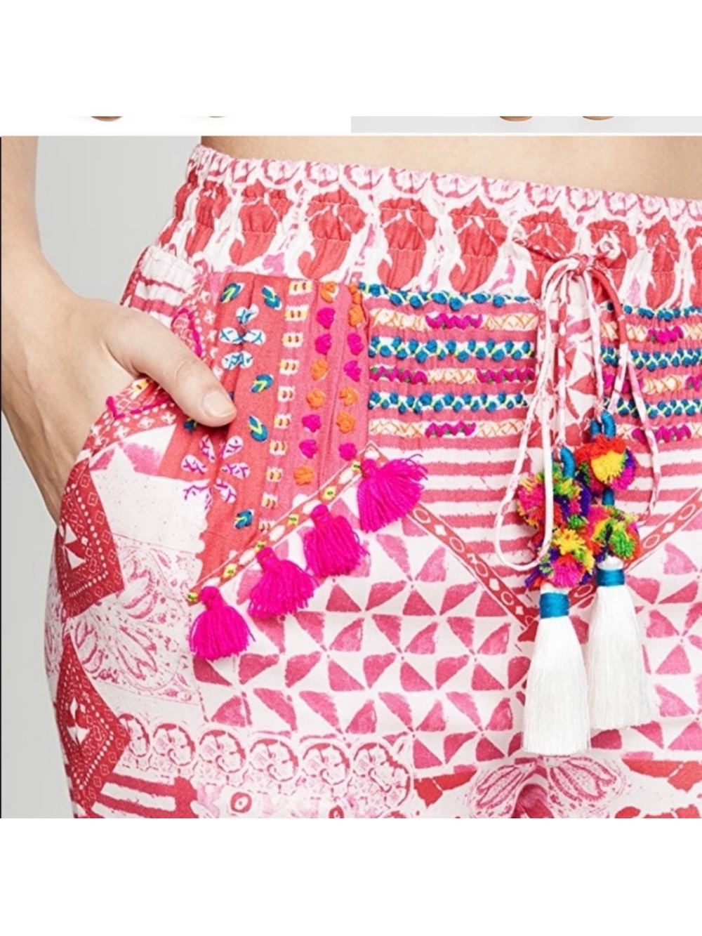 Hemant & Nandita Aztec Print Pants Size M - Picture 10 of 10